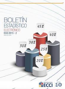 Boletín Estadístico Electrónico ECCI 2015 - 2