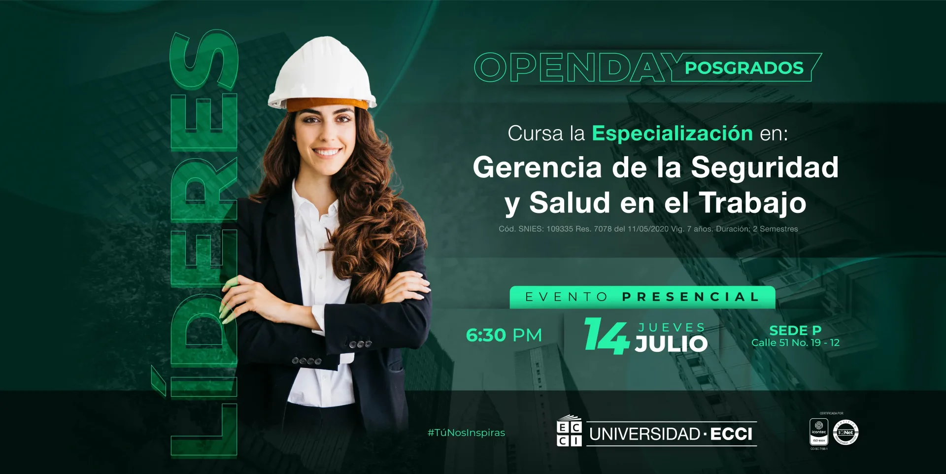 Gerencia De La Seguridad Y Salud En El Trabajo. Open Day: posgrados