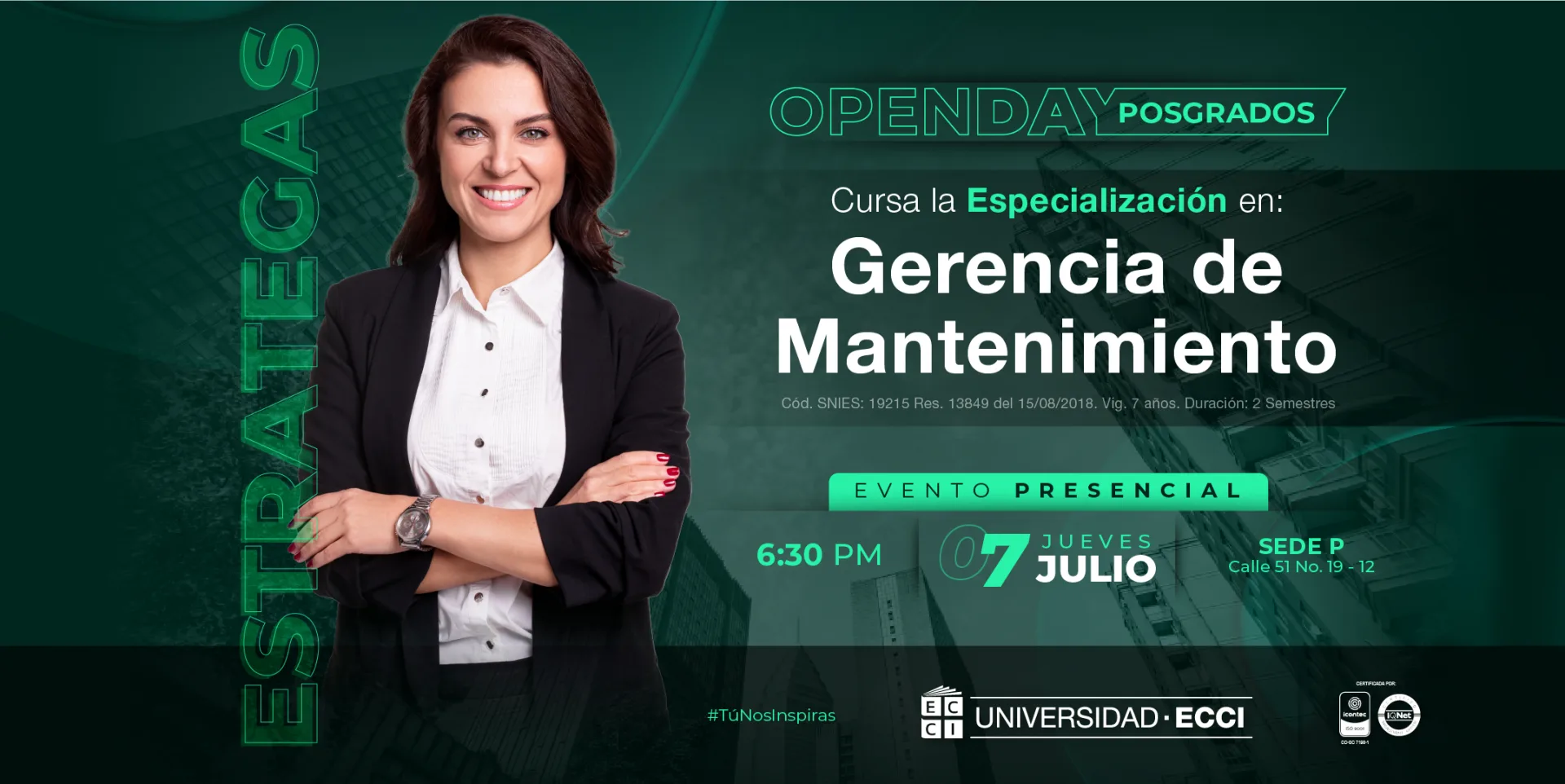 Gerencia De Mantenimiento. Open Day: posgrados
