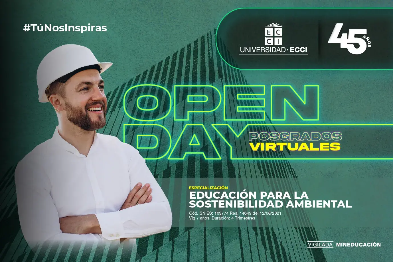 Open day: Posgrados virtuales 2023. Educación Para La Sostenibilidad Ambiental