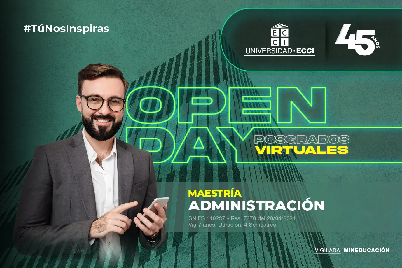 Open day: Posgrados virtuales 2023. Maestría en Administración