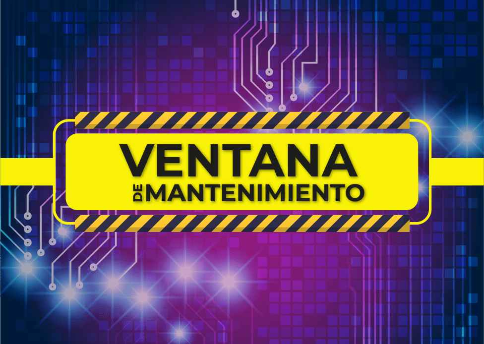 BANNER WEB VENTANA DE MANTENIMIENTO JUNIO 1