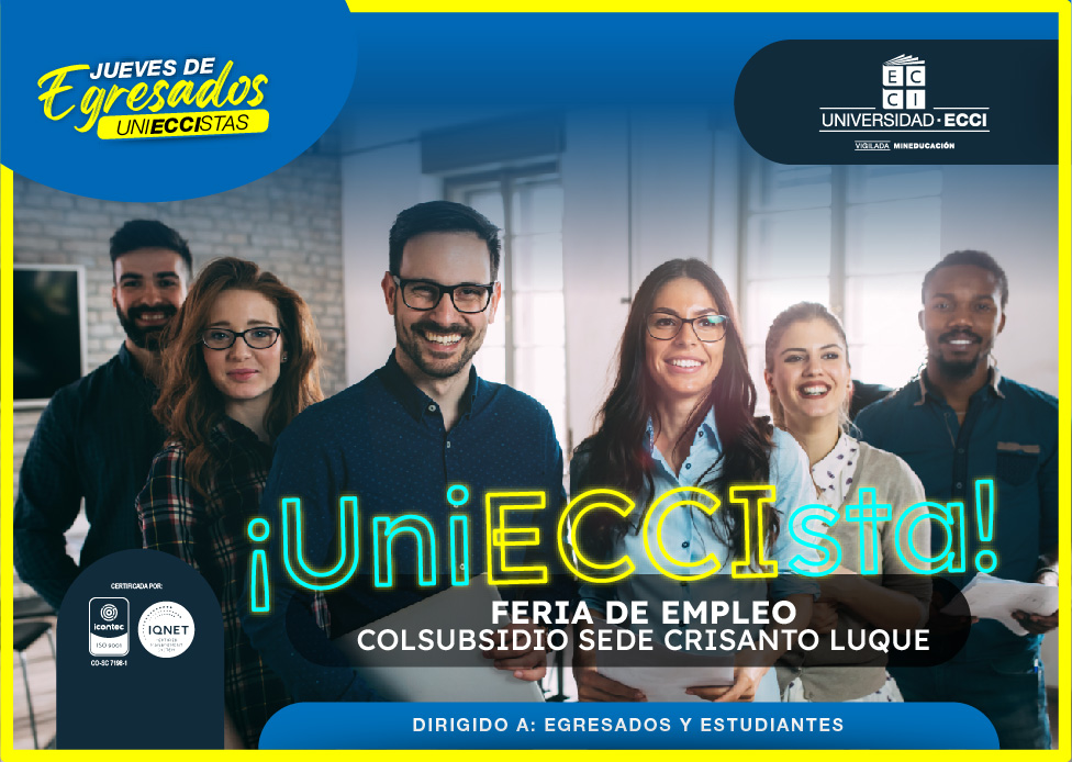 ¡No te pierdas la feria de empleo UniECCIsta sede Crisanto Luque!