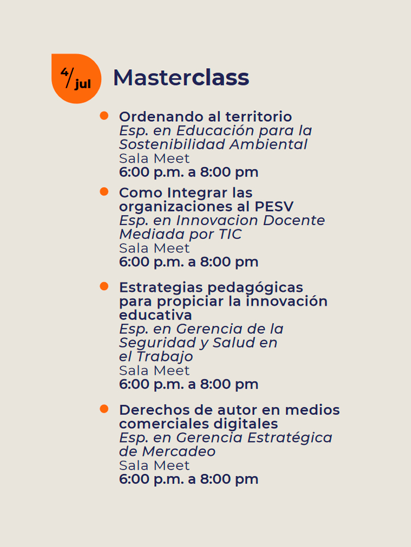 Master Class - Modal