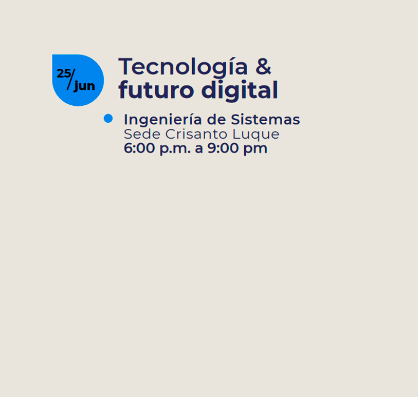Tecnología y futuro digital - Modal