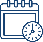 Icono Calendario Azul