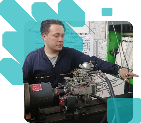 Taller de calibración de sistemas de inyección diésel